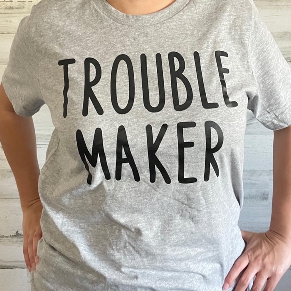 NEW Trouble Maker Tee (Adult) Mommy and Me - Picture 1 of 7